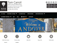 Tablet Screenshot of andover-topbroker.com